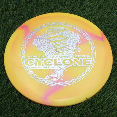 Discraft Special Blend Titanium Metallic Big Z Pearl Cyclone with 2026 Worlds Edition Tour Series Stamp- 175.99 Orange