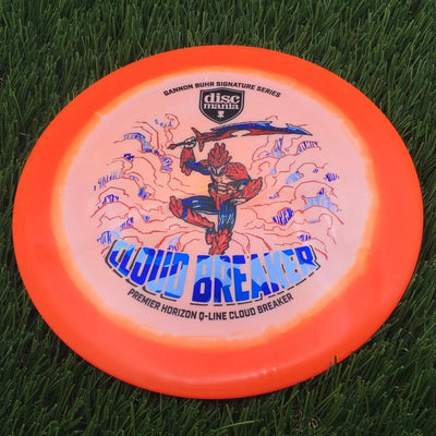 Discmania Horizon Q-Line Premier Cloud Breaker with Gannon Buhr Signature Series 2026 Stamp- 174.9 Orange