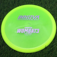 Innova Champion Wombat3 with Burst Logo Stock Stamp - 143.7g - Highlighter Yellow - Highlighter Yellow / 143.66g
