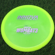 Innova Champion Wombat3 with Burst Logo Stock Stamp - 143.6g - Highlighter Yellow - Highlighter Yellow / 143.56g