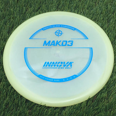 Innova Proto Glow Champion Mako3 with Burst Logo Stock Stamp- 175.81 Glow