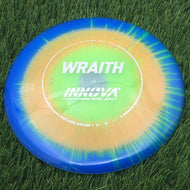 Innova Champion I-Dye Wraith with Burst Logo Stock Stamp - 174.3g - Blue Orange Yellow Burst Dyed - Blue Orange Yellow Burst Dyed / 174.28g