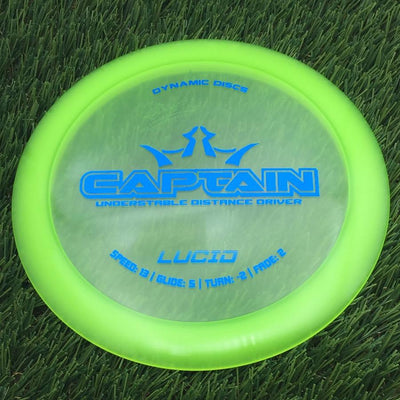 Dynamic Discs Lucid Captain- 174.32 Green