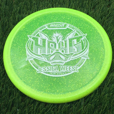 Innova Champion Metal Flake Hawg with Jessica Weese 2024 Tour Series Stamp- 175 Green