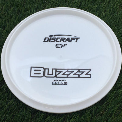 Discraft ESP Buzzz with Dye Line Blank Top Bottom Stamp- 174.75 White