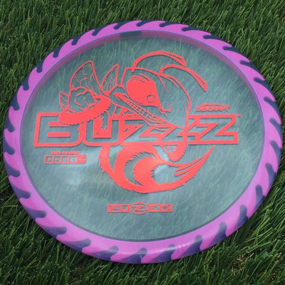 Discraft Elite Z FuZed Line with Saw Pattern Buzzz with Big Bee with Saw Blade - "Buzzzsaw" Stamp- 175.67 Clear