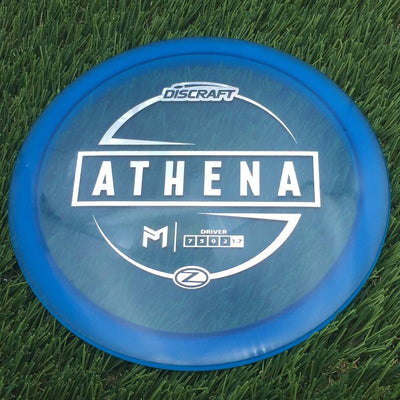 Discraft Elite Z Athena with PM Logo Stock Stamp Stamp- 177.01 Blue