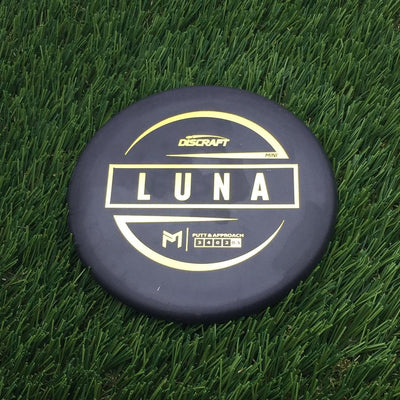 Discraft Jawbreaker/Rubber Blend Mini Luna Mini with PM Logo Stock Stamp Stamp- 65.21 Black
