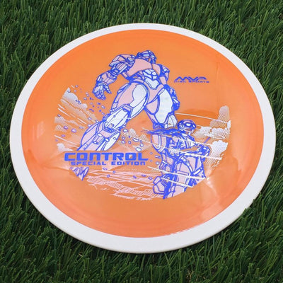 MVP PLC Neutron Control with Triple Foil Robot Special Edition Art by John Dorn Stamp- 167.45 Orange