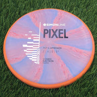 Axiom PLC Cosmic Electron Medium Pixel - 173.1g - Orange Rim Swirly Pink And Purple - Orange Rim Swirly Pink And Purple / 173.1g