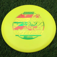 Innova DX Roc3 with Burst Logo Stock Character Stamp - 167.1g - Highlighter Yellow - Highlighter Yellow / 167.06g