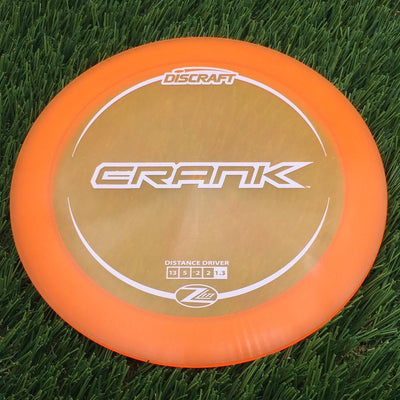 Discraft Elite Z Crank with Stock Stamp with Flight Numbers Stamp- 159.86 Orange