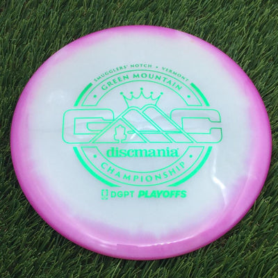 Discmania Horizon C-Line Color Glow MD4 with Smugglers' Notch Vermont - Green Mountain Championship Playoffs Stamp- 181.17 Purple