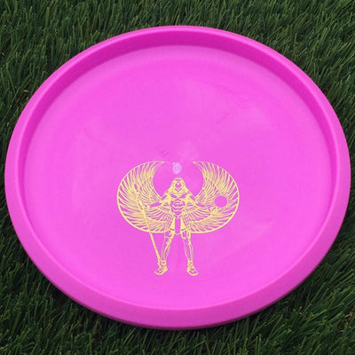 Discmania Italian D-Line Flex 2 P2 with Stock Top with Sky God Mini Bottom Stamp- 173 Pink