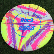 Innova Star I-Dye Roc3 with Burst Logo Stock Stamp - 182.0g - Pink Purple And Yellow Triangle Dyed - Pink Purple And Yellow Triangle Dyed / 182g