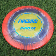 Innova Champion I-Dye Firebird with Circle Stock Stamp - 174.0g - Red Rim Blue Burst Yellow Middle Dyed - Red Rim Blue Burst Yellow Middle Dyed / 173.95g