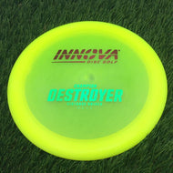 Innova Champion Destroyer with Burst Logo Stock Stamp - 169.2g - Yellow - Yellow / 169.24g
