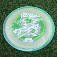 Axiom PLC Eclipse Glow Aspect with Simon Lizotte - 2026 Halloween Team Series Witches' Brew - Art by Matthew Jorde Stamp - 172.4g - Grey Swirls On Green Rim Glow - Grey Swirls On Green Rim Glow / 172.4g