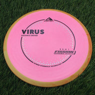 Axiom PLC Fission Virus - 167.8g - Red Swirls On Yellow Rim On Pink - Red Swirls On Yellow Rim On Pink / 167.79g