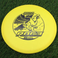 Innova DX Roc3 with Burst Logo Stock Character Stamp - 150.0g - Solid Yellow - Solid   Yellow / 150g