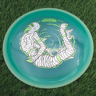 MVP Particle Glow Proton Trail with James Conrad - 2026 Halloween Team Series Bendy Mummy - Art by DoubleRam Design Stamp - 167.0g - Glow Rim On Blue - Glow Rim On Blue / 167g