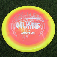 Innova Halo Star Valkyrie with Burst Logo Stock Stamp - 167.5g - Yellow Rim Pink - Yellow Rim Pink / 167.45g