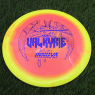 Innova Halo Star Valkyrie with Burst Logo Stock Stamp - 169.9g - Yellow Rim Pink - Yellow Rim Pink / 169.89g