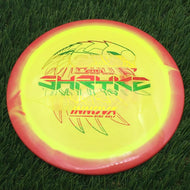 Innova Halo Star Shryke with Burst Logo Stock Stamp - 171.1g - Red Rim Yellow - Red Rim Yellow / 171.12g
