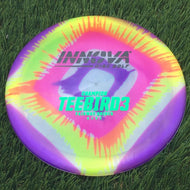 Innova Champion I-Dye Teebird3 with Burst Logo Stock Stamp - 170.2g - Pink Yellow And Purple Diamond Dyed - Pink Yellow And Purple Diamond Dyed / 170.21g