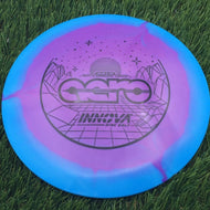 Innova Halo Star Aero with Burst Logo Stock Stamp - 175.0g - Light Blue Rim On Purple - Light Blue Rim On Purple / 175.02g
