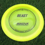 Innova Champion Blizzard Beast with Burst Logo Stock Stamp - 132.0g - Yellow - Yellow / 131.97g