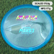 Innova Champion Mako3 with Burst Logo Stock Stamp - 176.8g - Blue - Blue / 176.83g