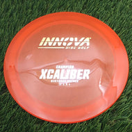 Innova Champion Xcaliber with Burst Logo Stock Stamp - 174.4g - Reddish Orange - Reddish Orange / 174.44g