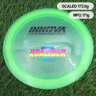 Innova Champion Xcaliber with Burst Logo Stock Stamp - 173.9g - Muted Light Green - Muted Light Green / 173.91g