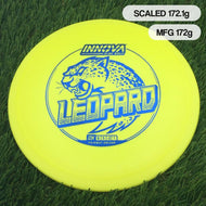 Innova DX Leopard with Burst Logo Stock Stamp - 172.1g - Yellow - Yellow / 172.09g