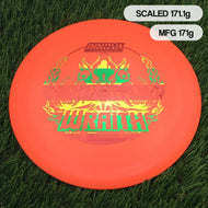 Innova DX Wraith with Burst Logo Stock Stamp - 171.1g - Highlighter Orange - Highlighter Orange / 171.08g