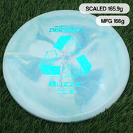 Discraft Recycled ESP Buzzz with 100% Recycled ESP Stock Stamp - 165.9g - Light Green - Light Green / 165.88g