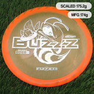 Discraft Elite Z FuZed Line with Saw Pattern Buzzz with Big Bee with Saw Blade - "Buzzzsaw" Stamp - 175.2g - Yellow Buzzsaw On Orange - Yellow Buzzsaw On Orange / 175.17g