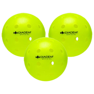 The Official Pickleball - 3 Pack (Neon)