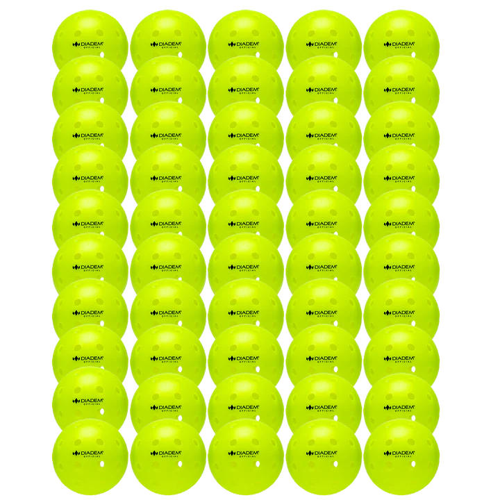 The Official Pickleball - 50 Pack (Neon)