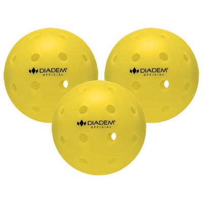 The Official Pickleball - 3 Pack (Yellow)