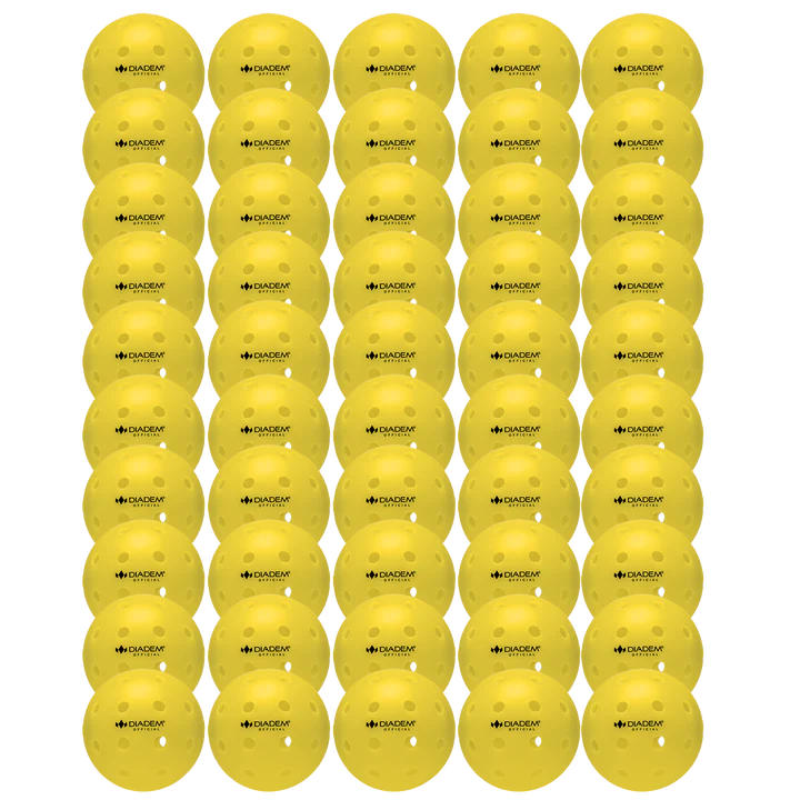 The Official Pickleball - 50 Pack (Yellow)