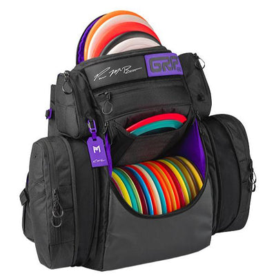 GRIP eq / Discraft MB-PX1 Paul McBeth Disc Golf Bag with Luna - Purple