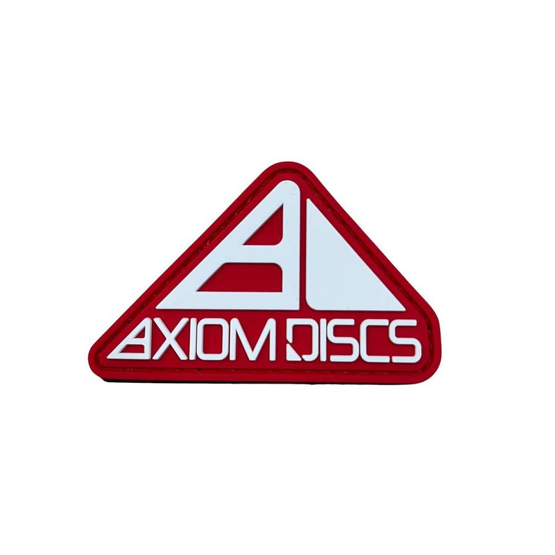 Axiom Pyramid Logo Rubberized PVC Hook and Loop Patch