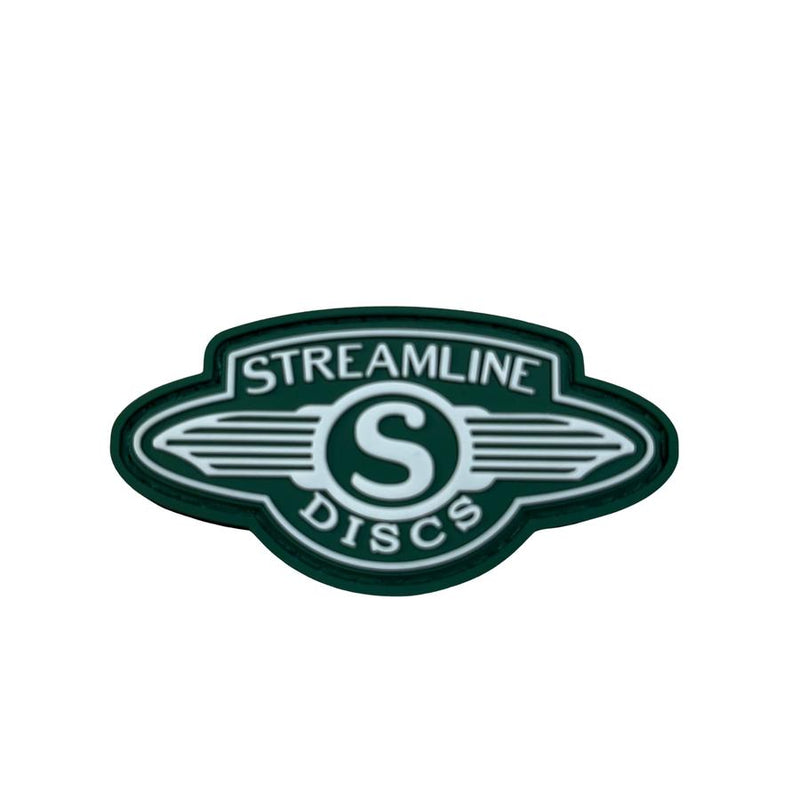Streamline Wings Logo Rubberized PVC Hook and Loop Patch