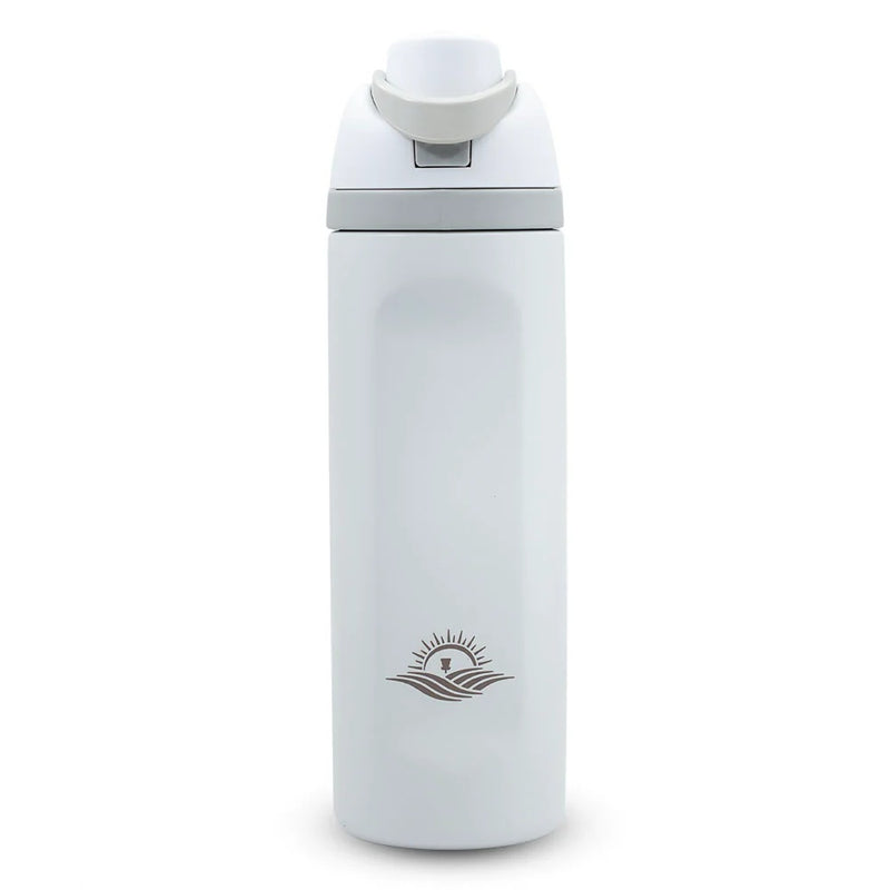 Dynamic Discs Chug Water Bottle with Push Lid and 2-in-1 Straw | Stay cold, sip or chug your way through every round.