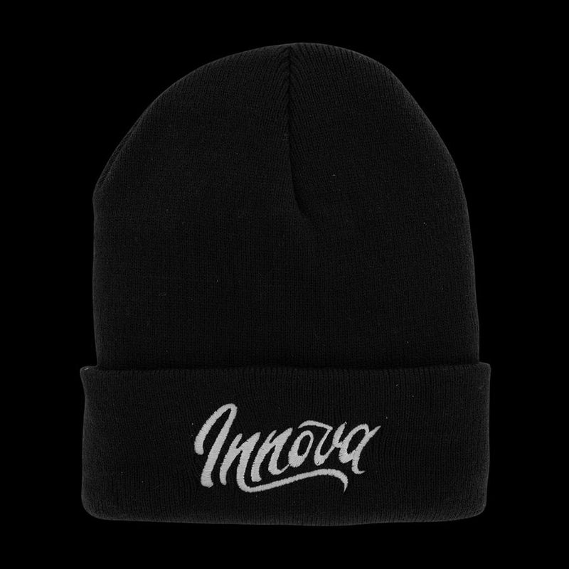 Innova Flow Cuff Beanie with Embroidered Logo | Warmth, comfort, and Flow style built for winter rounds.