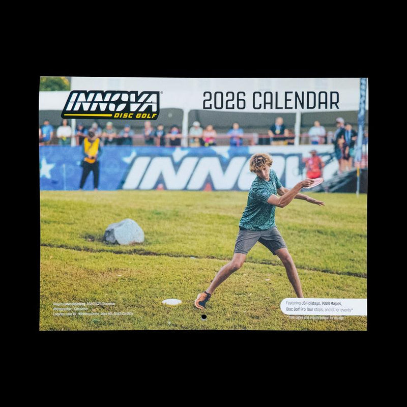 Innova 2026 Calendar | A year of disc golf beauty, one world class photo at a time.