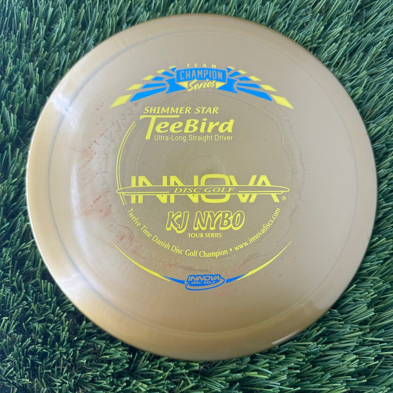 KJ Nybo "Twelve Time Danish Disc Golf Champion" 2019 Tour Series Shimmer Star Teebird | Innova