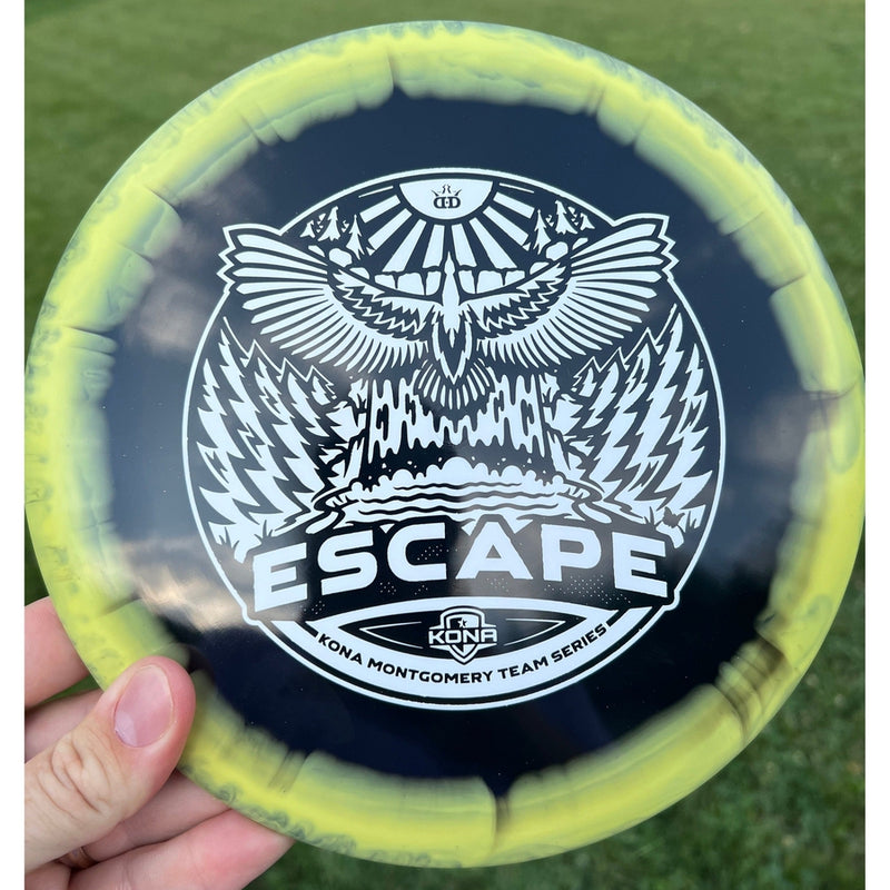 ENCHÈRES! - Disques dynamiques Fuzion Orbit Escape avec timbre Kona Montgomery Eagle Wings Team Series 2023 - 173 g - Noir uni